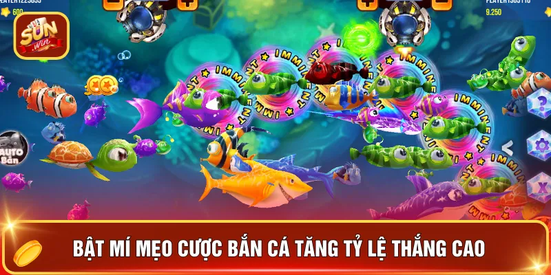 Bật mí mẹo cược bắn cá tăng tỷ lệ thắng cao